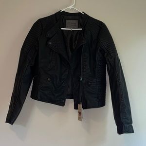 Ci Sono by cavalini 100% vegan leather jacket